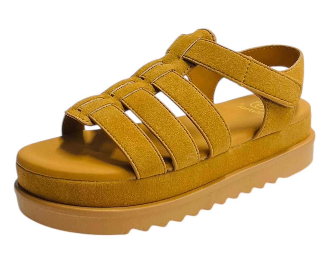 Platform Padded Strappy Sandals