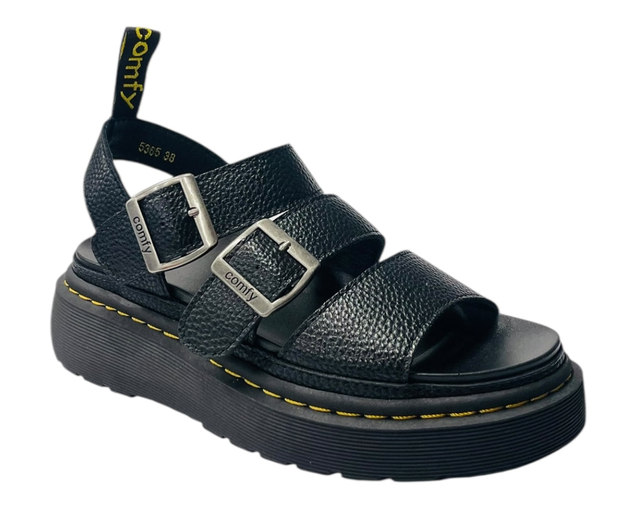 Ankle Strap Padded Platform Sandals