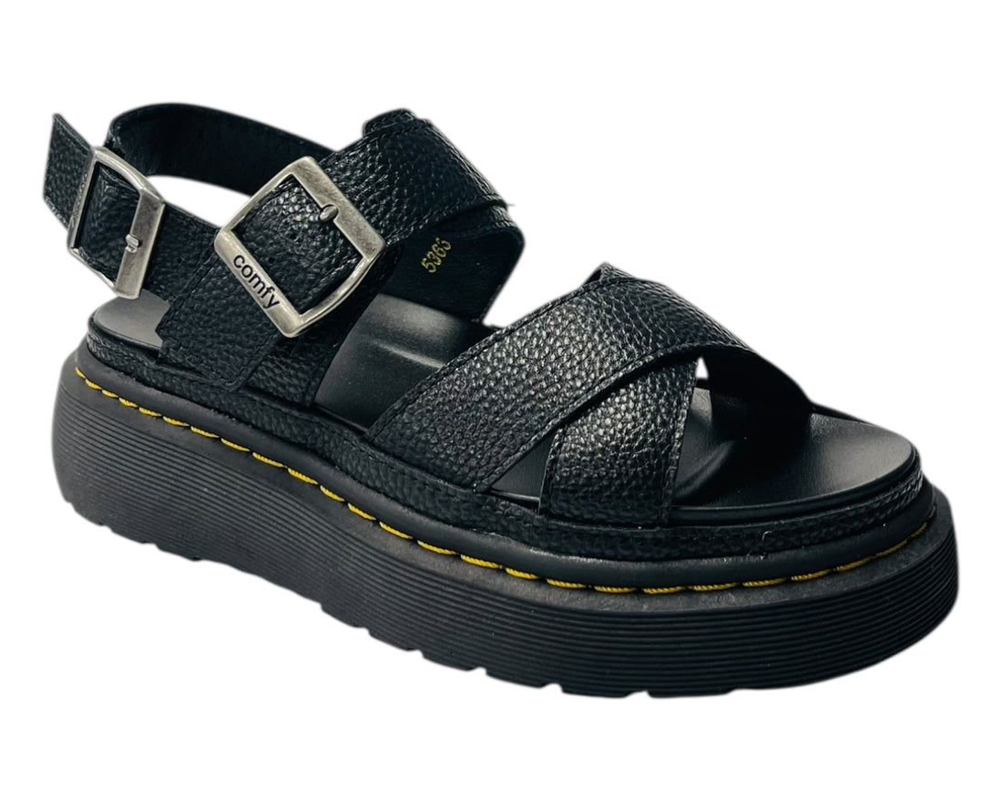 Ankle Strap Padded Chunky Sole Sandals