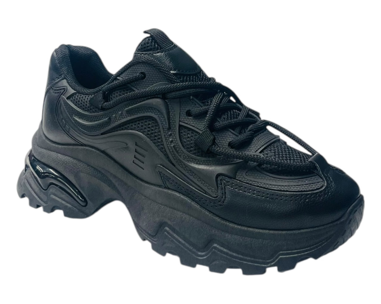 Chunky Sole Lace Up Sports Trainers