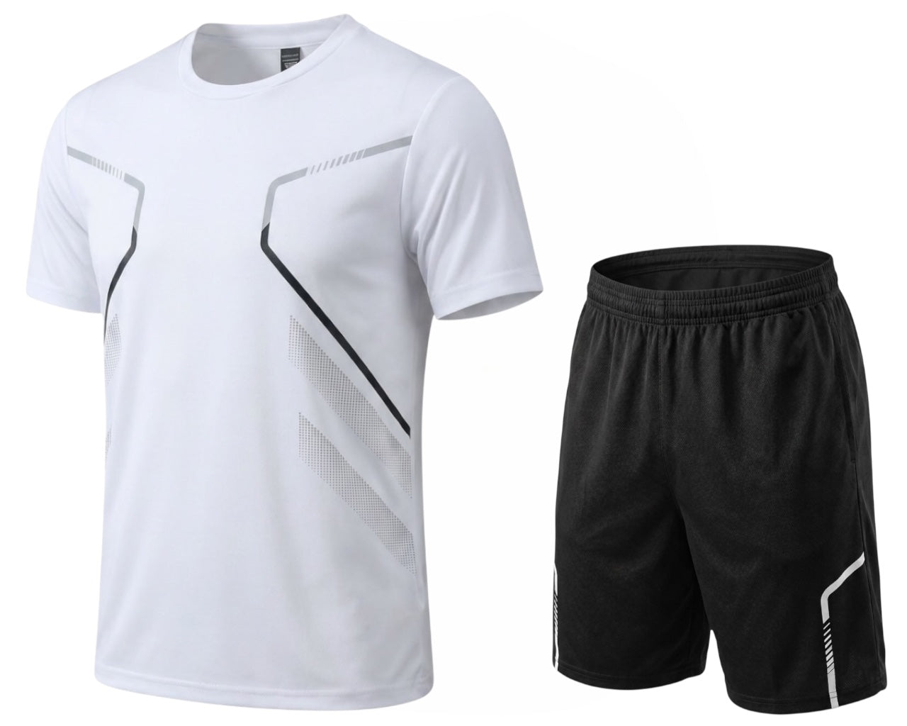 Printed Quick Drying Breathable T-Shirt Shorts Set