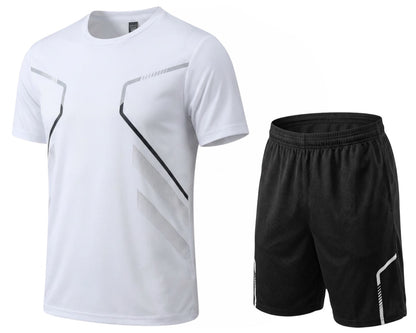 Printed Quick Drying Breathable T-Shirt Shorts Set