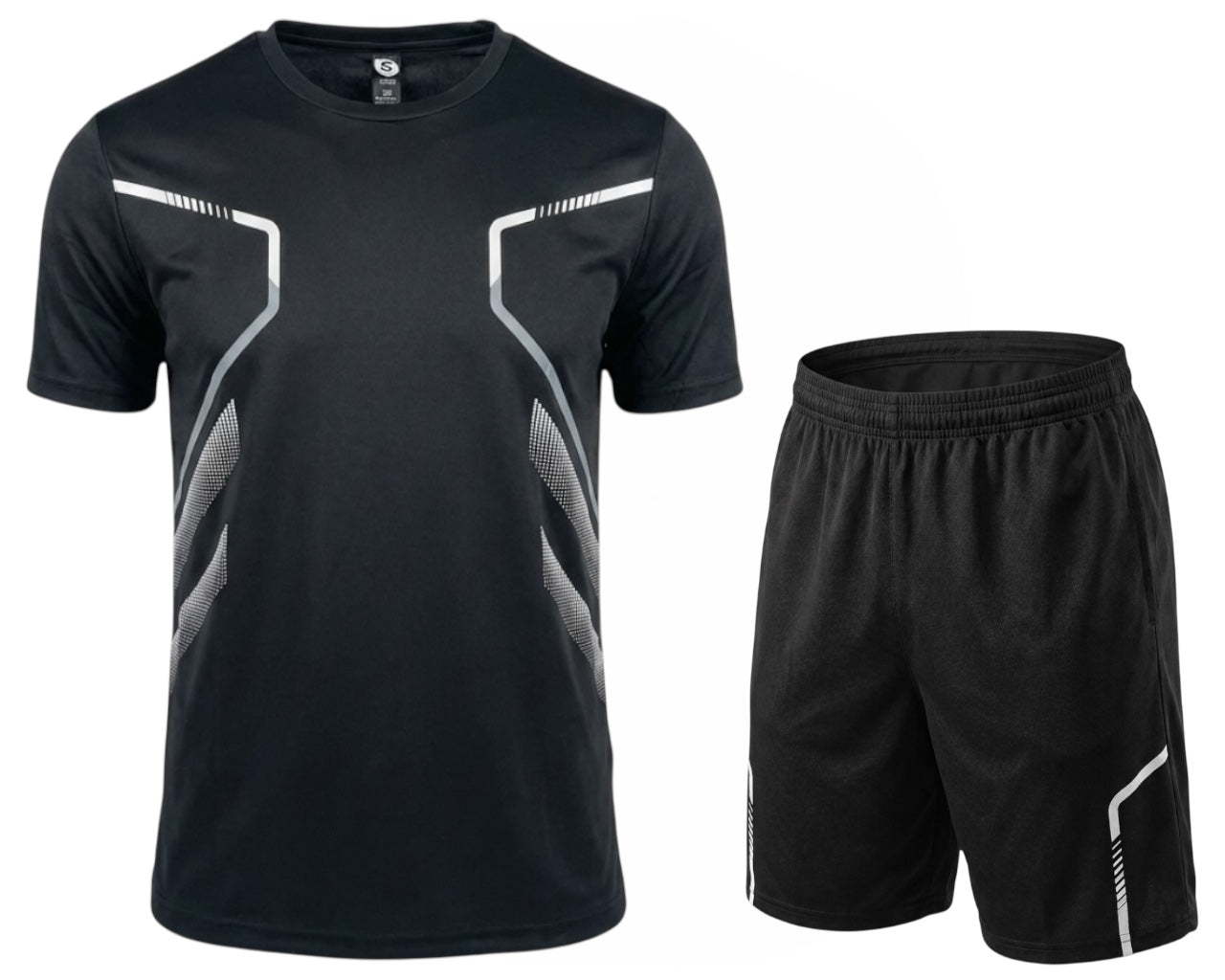 Printed Quick Drying Breathable T-Shirt Shorts Set
