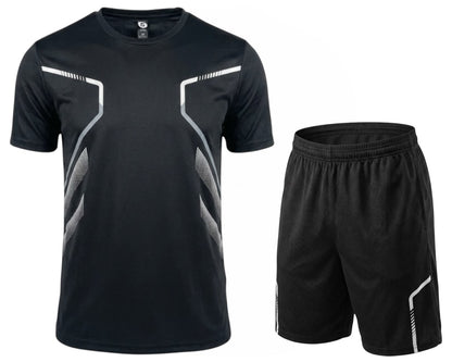 Printed Quick Drying Breathable T-Shirt Shorts Set
