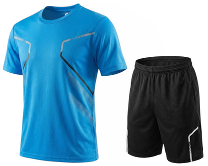 Printed Quick Drying Breathable T-Shirt Shorts Set