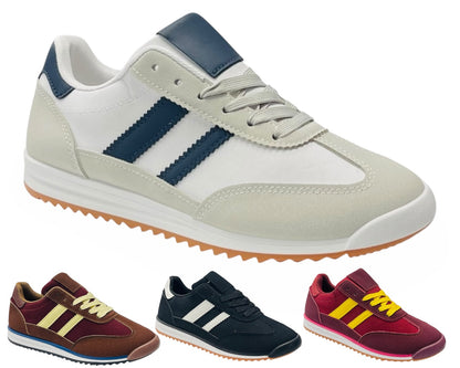 Sports Flat Sole Lace Up Trainers