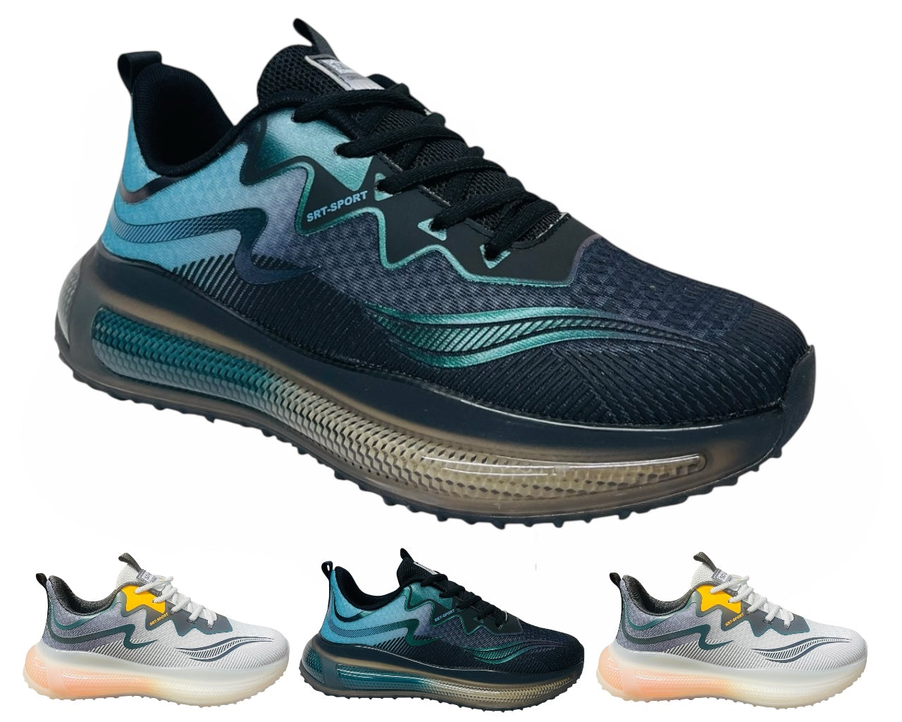 Mesh Lightweight Sports Lace Up Trainers