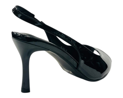 Slingback Peep Toe Stiletto Heels