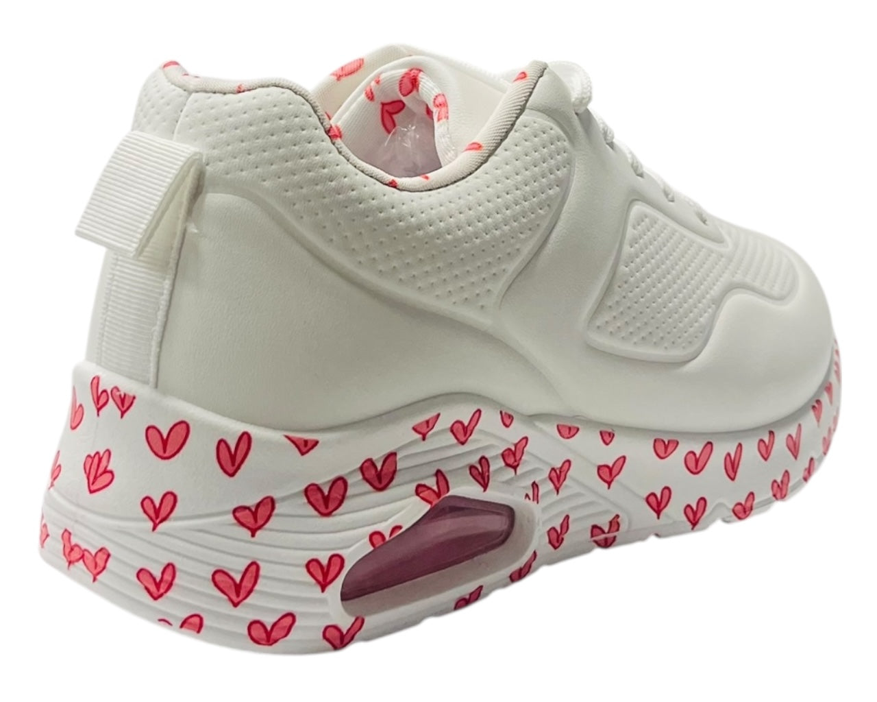 Air Cushioned Printed Lace Up Trainers