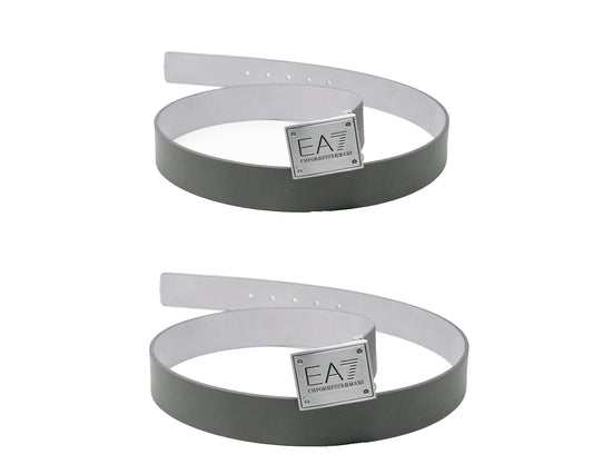 Emporio Armani 245524 8A693 Train Core ID Reversible EA7 Belt Iron Gate