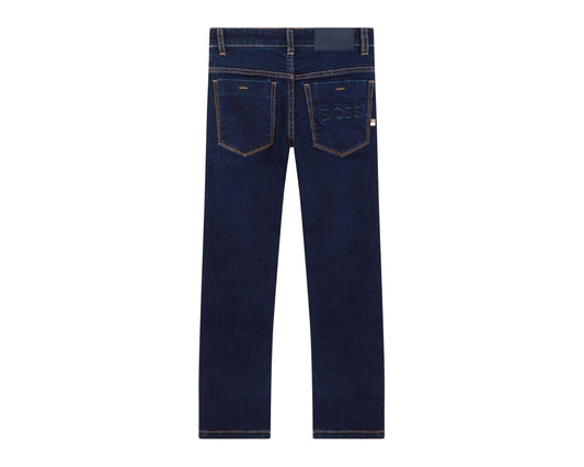 Hugo Boss Junior's J24802 Z35 Regular Fit Jeans Blue